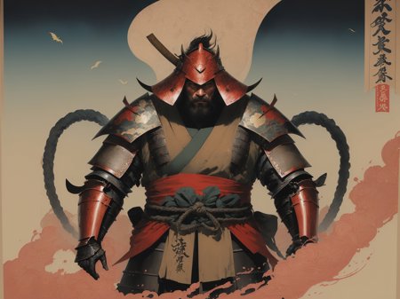 00062-4041233074-man,  (samurai heavy armor_1.0), draw, poster, ultra detailed, a silk screen, ukiyo-e, Chizuko Yoshida, (Nihonga_1.2).jpg